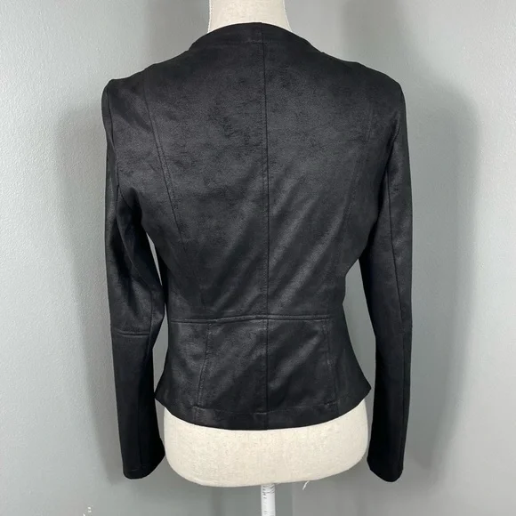 Cynthia Rowley || Faux Suede Drapey Blazer Size S - Picture 6 of 7